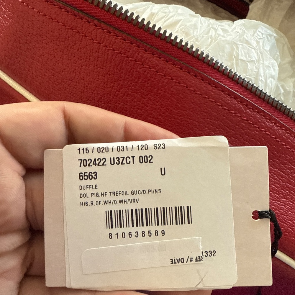 Adidas gucci red duffle bag 702422 - Picture 4 of 4
